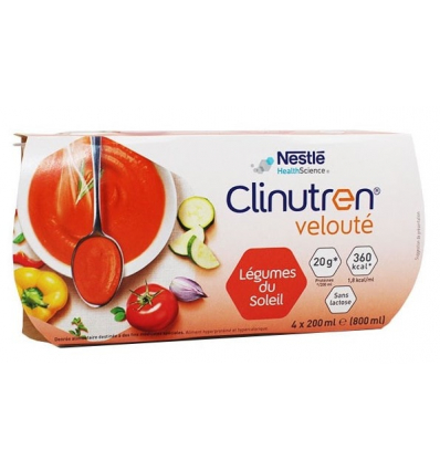 Soupe velouté hyperprotéinée Clinutren légumes du soleil
