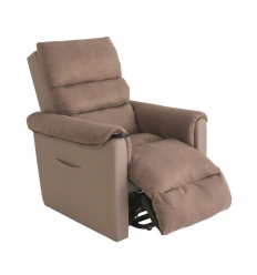 Fauteuil releveur 1 moteur dos au mur Cosy Up easyclean taupe