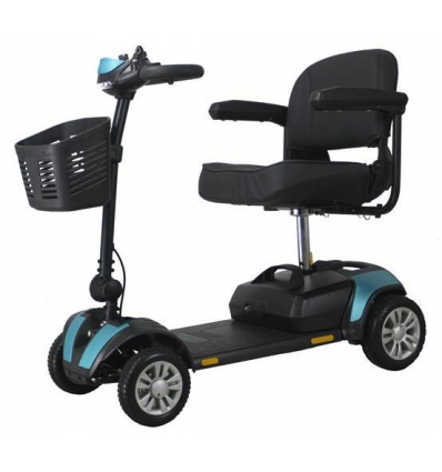 Scooter électrique 4 roues Minim x4 bleu clair