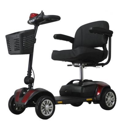 Scooter électrique 4 roues Minim x4 rouge