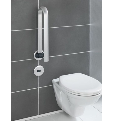 Barre d'appui WC Secura aluminium