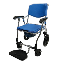 Chaise percée à roulettes Minorque