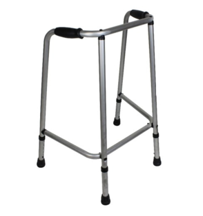 Cadre de marche fixe réglable gris