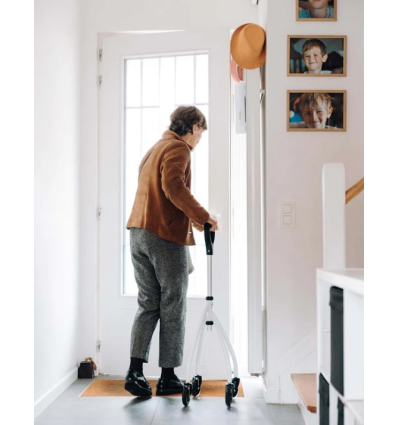 Déambulateur 4 roues à une main Wheeleo