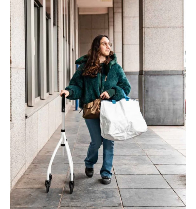 Déambulateur 4 roues à une main Wheeleo