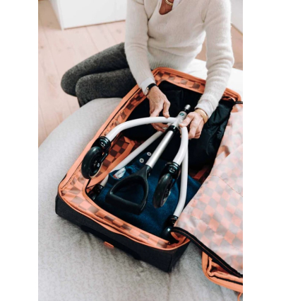 Déambulateur 4 roues à une main Wheeleo compact