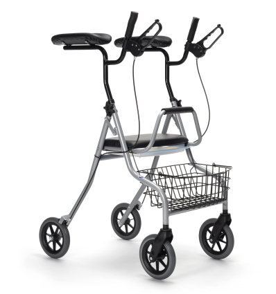 Déambulateur antébrachial 4 roues 276 gris