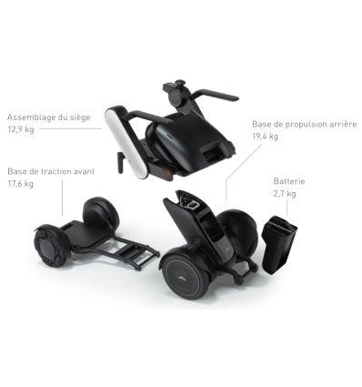 Fauteuil roulant électrique Whill Model C2 démontable