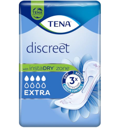 Serviette fuite urinaire Tena Discreet Extra