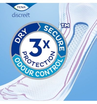 Serviette fuite urinaire Tena Discreet Extra