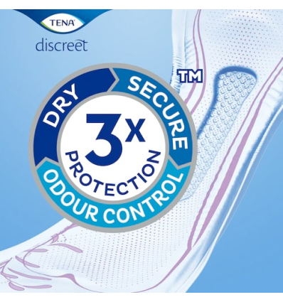 Serviette fuite urinaire Tena Discreet Maxi