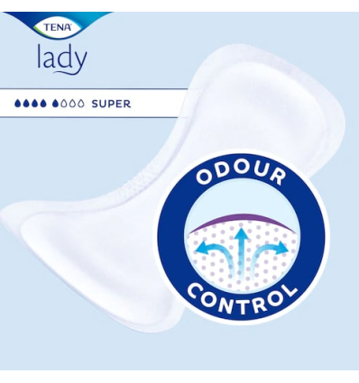 Serviette fuite urinaire Tena Lady Super