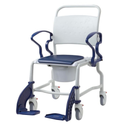 Chaise percée à roulettes XL