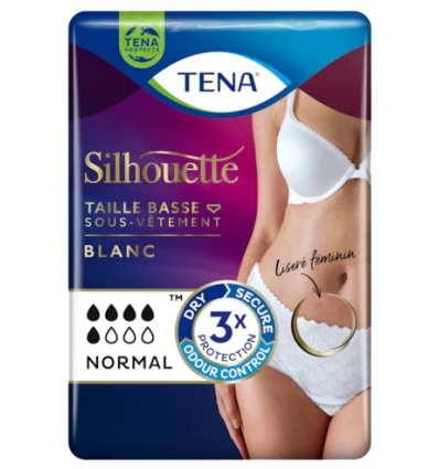 Culotte absorbante Tena Silhouette Normal blanche