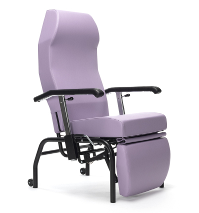 Fauteuil de repos Normandie cuir artificiel rose Vermeiren