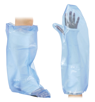 Protection de plâtre et pansement pour la douche Donjoy