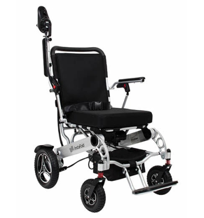 Fauteuil roulant électrique Instafold avec accoudoirs relevables