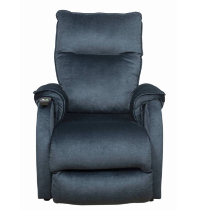 Fauteuil releveur 2 moteurs Lux gris bleu