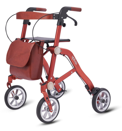 Rollator 4 roues pliable Trive Uplivin terracotta