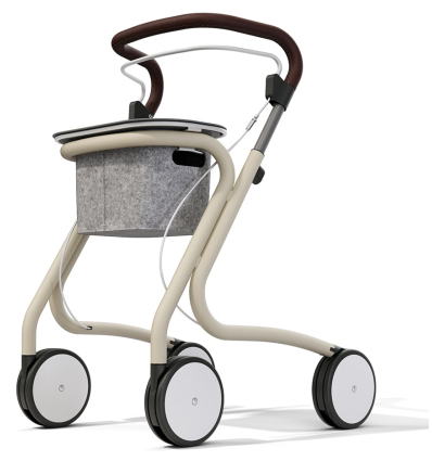 Déambulateur 4 roues Scandinavian Butler desserte