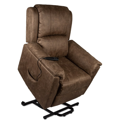 Fauteuil releveur 2 moteurs Relax Touch Ergo marron
