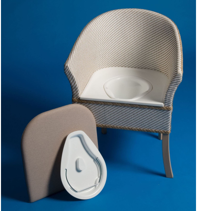 Chaise percée design Basketweave