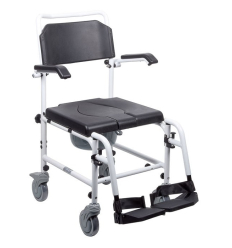 Chaise percée à roulettes Atea