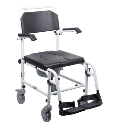 Chaise percée à roulettes Atea