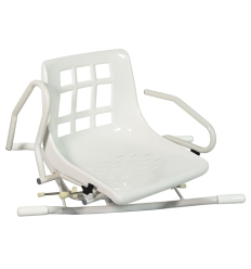 Siège de bain pivotant avec accoudoirs relevables Edora