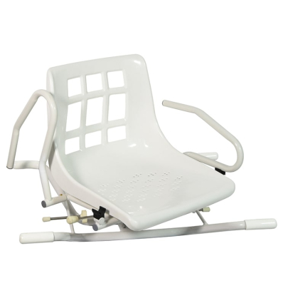 Siège de bain pivotant avec accoudoirs relevables Edora