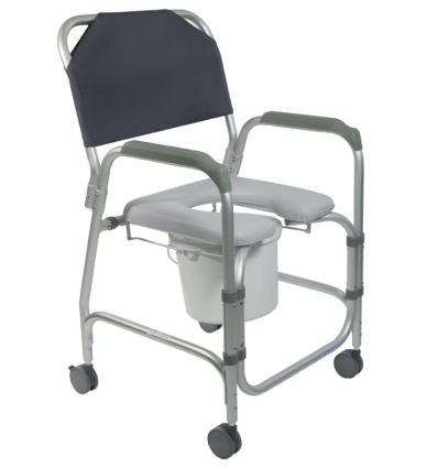 Chaise de douche et chaise percée à roulettes Mahina Drive Devilbiss