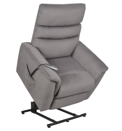 Fauteuil releveur électrique relax massant et chauffant Munich Seniortys gris