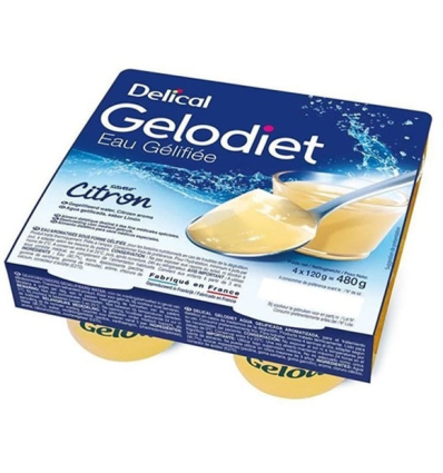 Eau gélifiée Gelodiet citron Delical