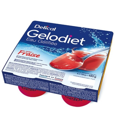 Eau gélifiée Gelodiet fraise Delical