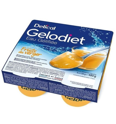 Eau gélifiée Gelodiet fruits du verger Delical