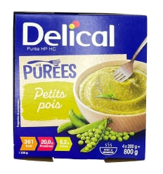 Purée de légumes HP HC Delical Petits pois