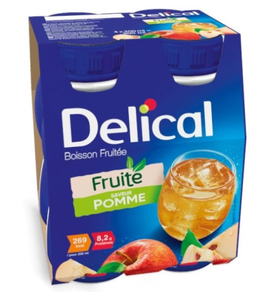 Boisson fruitée Edulcorée sans sucres Delical pomme