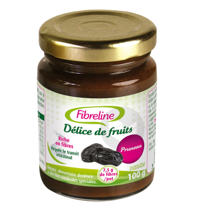 Délice de fruits riche en fibres Fibreline pruneau