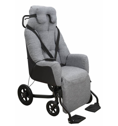 Fauteuil coquille roulant électrique Elysée E II Innov'SA gris