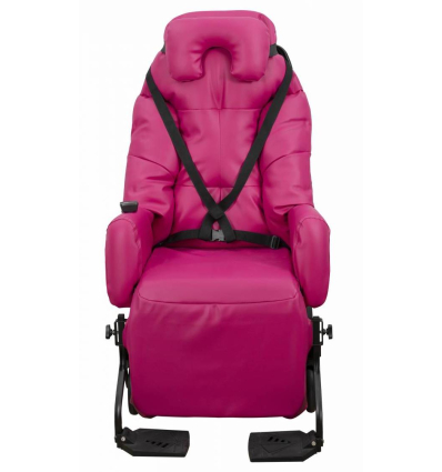Fauteuil coquille électrique Elysée E framboise