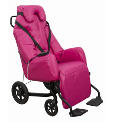 Fauteuil coquille manuel Elysée II framboise