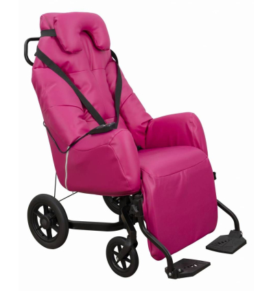 Fauteuil coquille manuel Elysée II framboise