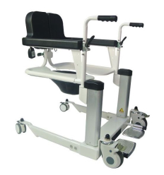 Fauteuil WC douche et transfert électrique Moovy Elec