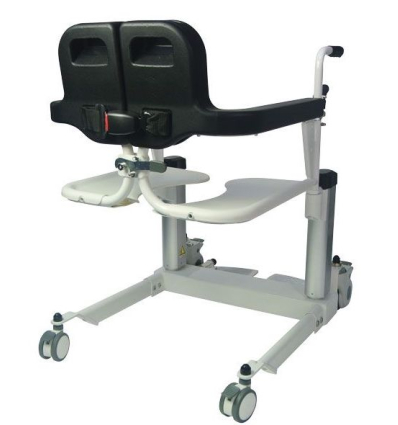 Fauteuil WC douche et transfert électrique Moovy Elec