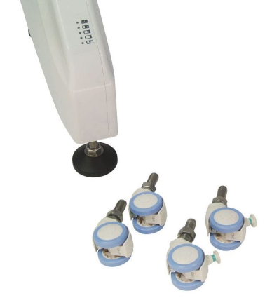 Siège élévateur de toilettes Lofoten avec roulettes