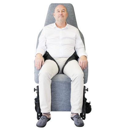 Ceinture de contention et de maintien pour fauteuil coquille Birdy