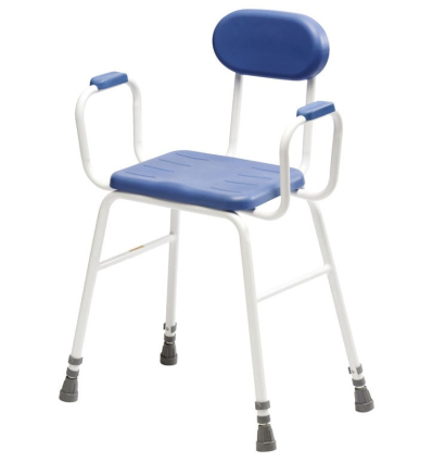 Chaise haute de cuisine Confort bleue