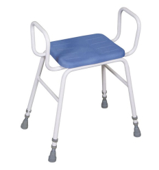Tabouret de cuisine haut Confort bleu