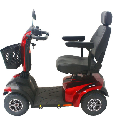 Scooter 4 roues électrique Traveler Maxi rouge