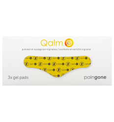 Gel Pads Paingone QALM pour l'appareil anti-migraine